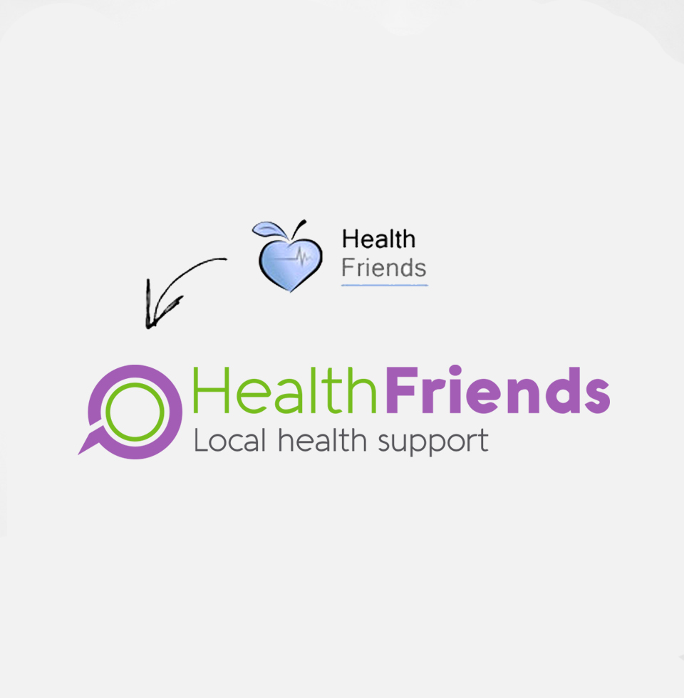 Health Friends logo design