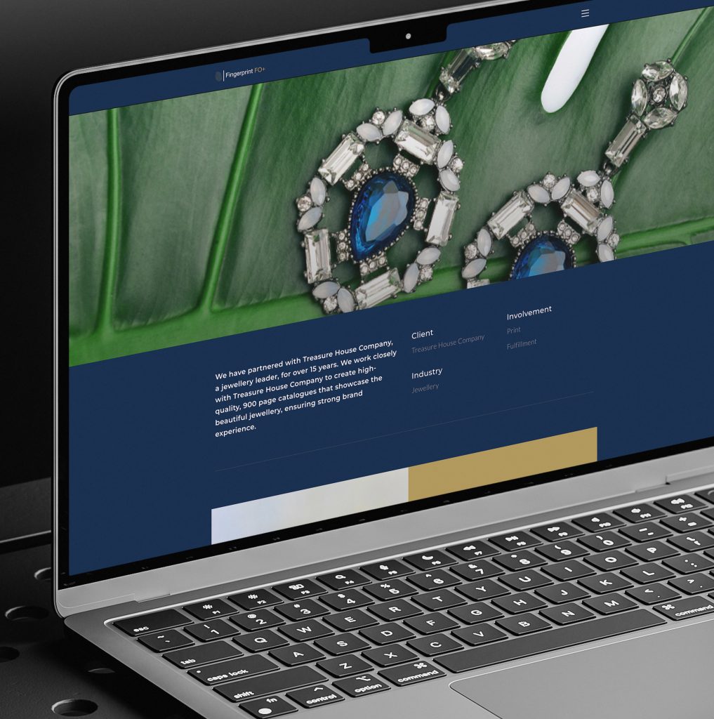Fingerprint website design and development